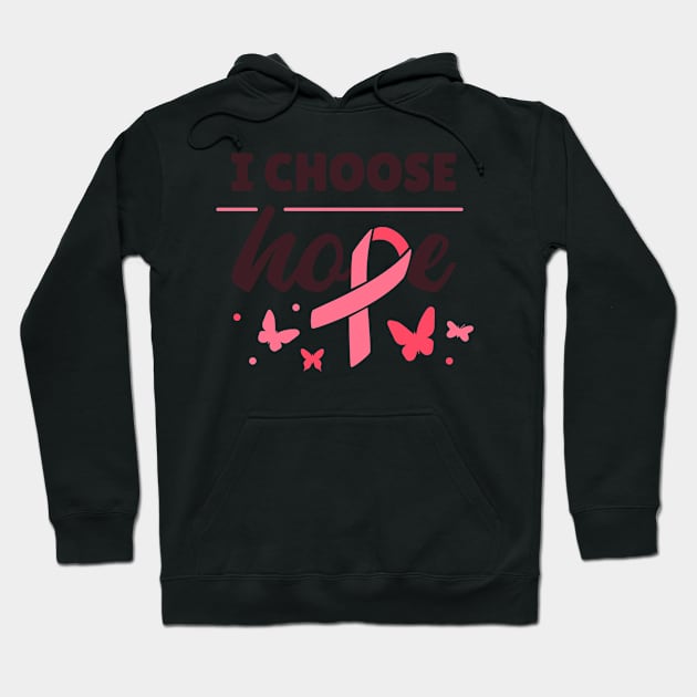 Breast Cancer I Choose Hope Hoodie by gdimido